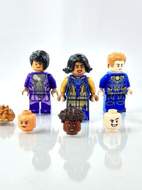 Lego Marvel Super Heroes Eternals Minifigures Kingo Ikaris Ajak + Extra